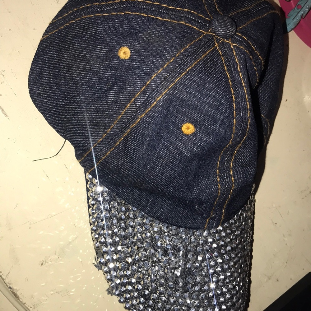 Distressed binged cap